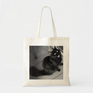 Sac fourre-tout de chat noir