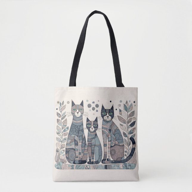 sac fourre-tout de chats apaisants (Devant)