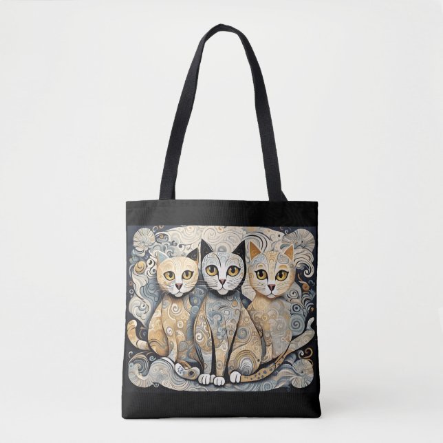 sac fourre-tout de chats apaisants (Devant)