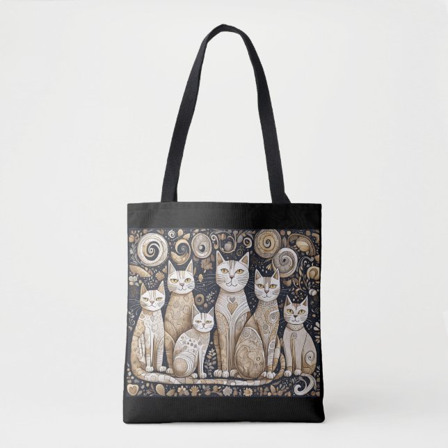 sac fourre-tout de chats apaisants (Devant)