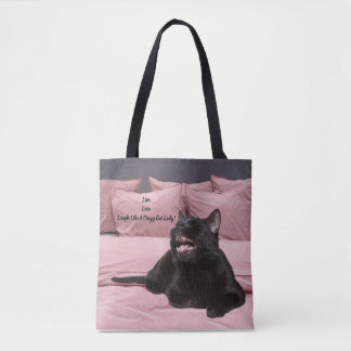 Sac fourre-tout de chats riants