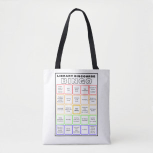 Sac fourre-tout de chemise de bingo du discours de