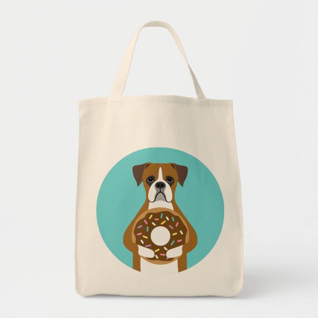 Sac fourre-tout de chien de boxe (Devant)