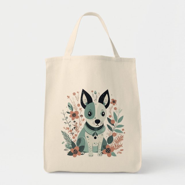 Sac fourre-tout de chiens scandinaves (Devant)