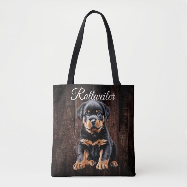 Sac fourre-tout de chiot Rottweiler (Devant)