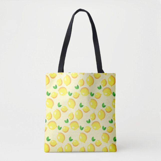Sac fourre-tout de citron jaune (Devant)