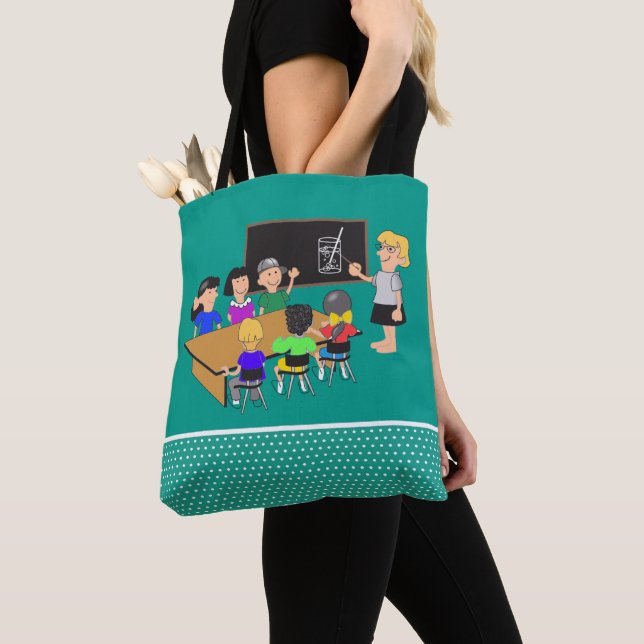 Sac fourre-tout de classe pour enseignant scolaire (De près)