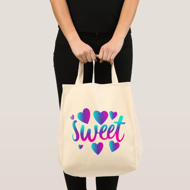 Sac fourre-tout de coeur doux (Devant (produit))