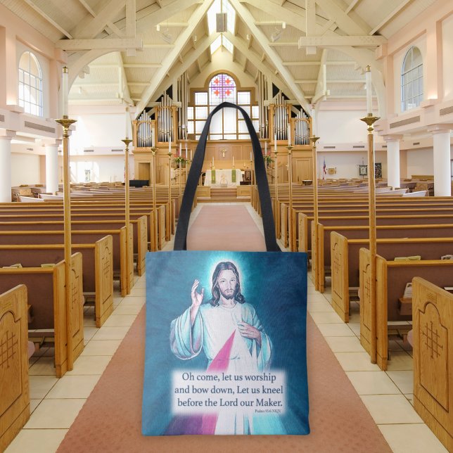 Sac fourre-tout de coeur sacré de Jésus personnali (Créateur téléchargé)