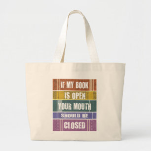 Sac fourre-tout de conception de livre