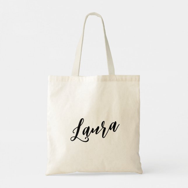 Sac fourre-tout de conception de script personnali (Dos)