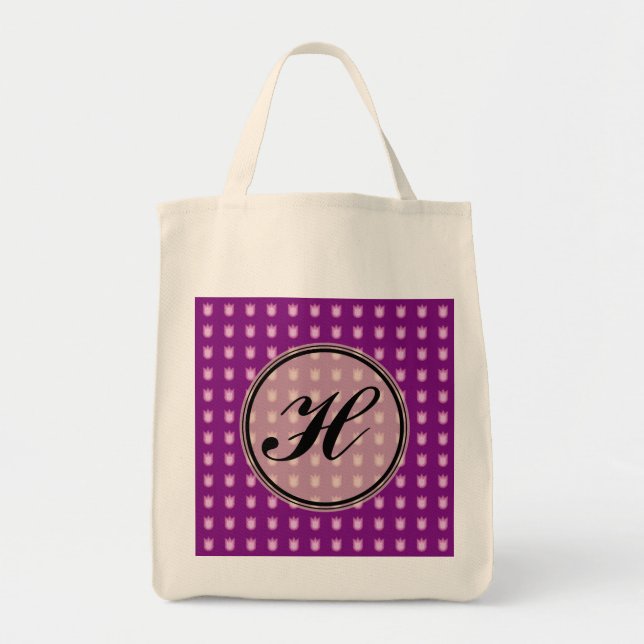 Sac fourre-tout de conception monogramme personnal (Devant)