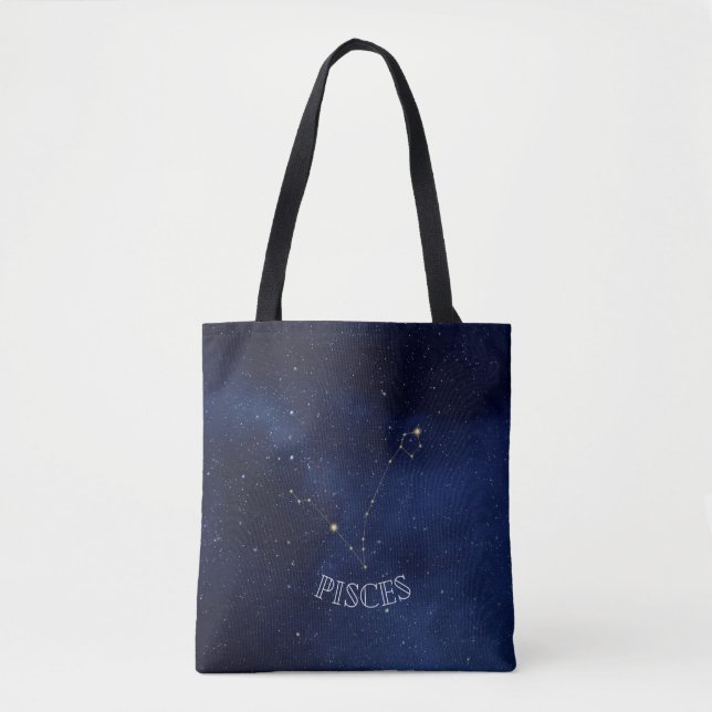 Sac fourre-tout de constellation de Poissons (Devant)