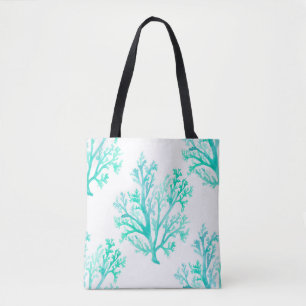 Sac fourre-tout de corail à aquarelle