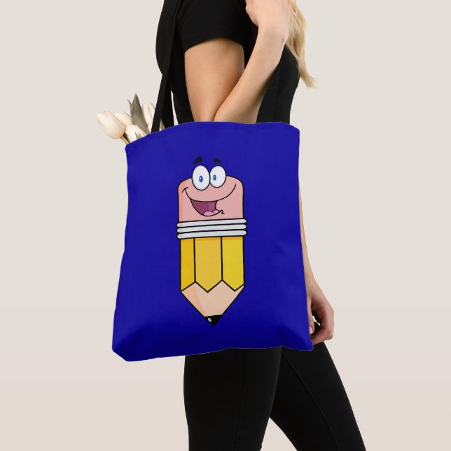 Sac fourre-tout de crayon amusant de l'enseignant  (De près)