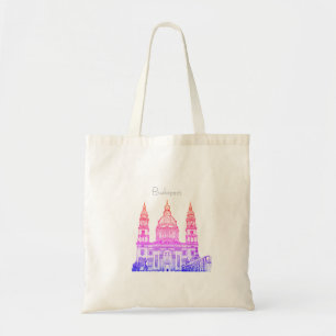 Sac fourre-tout de croquis d'architecture de Budap