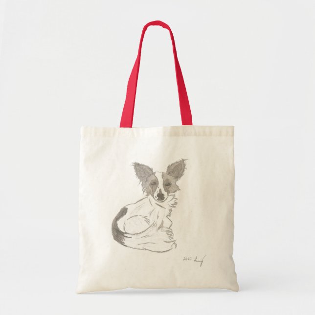 Sac fourre-tout de croquis Papillon (Devant)