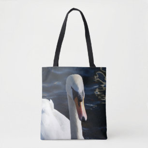 Sac fourre-tout de cygne blanc