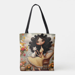 Sac fourre-tout de dame bizarre