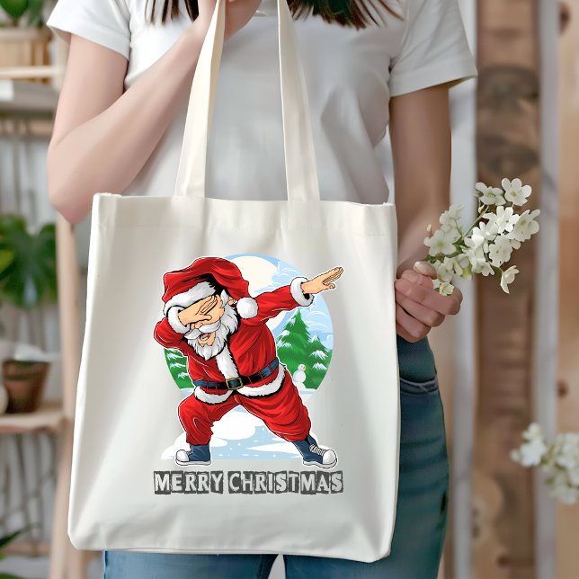 Sac fourre-tout de danse du Père Noël Dabbing (Créateur téléchargé)