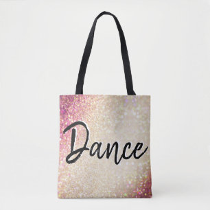 Sac fourre-tout de danse  Faux Gold et Pink Partie