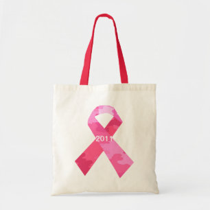Sac fourre-tout de date de ruban de camouflage ros