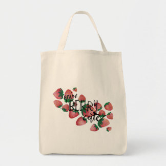 Sac fourre-tout de design aquarelle, Berry Cute