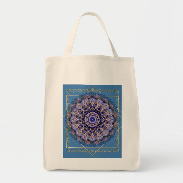 Sac fourre-tout de design Mandala (Devant)