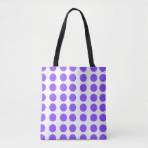 Sac fourre-tout de design Pois violet
