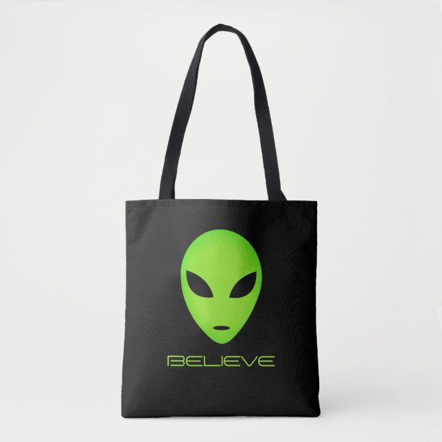 sac fourre-tout de dessin Alien (Devant)
