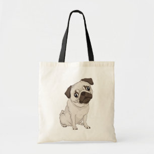 Sac fourre-tout de dessin de Chien Carlin