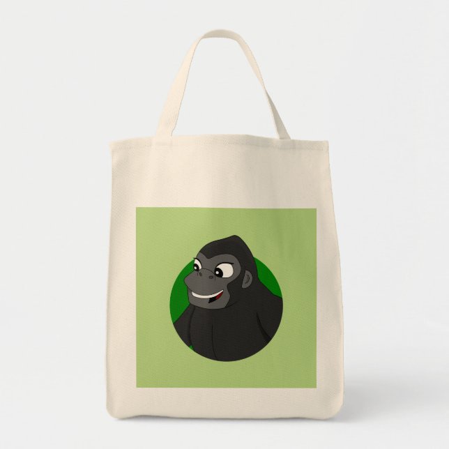 Sac fourre-tout de dessin de Gorilla (Devant)