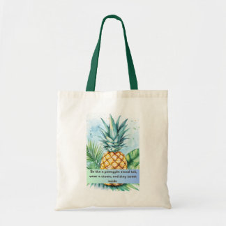 Sac fourre-tout de devis à l'ananas - frais et ins