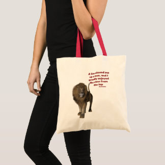 Sac fourre-tout de devis Inspirationnel Lion Confu