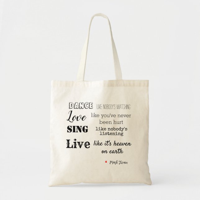 Sac fourre-tout de devis Simple Minimaliste (Devant)
