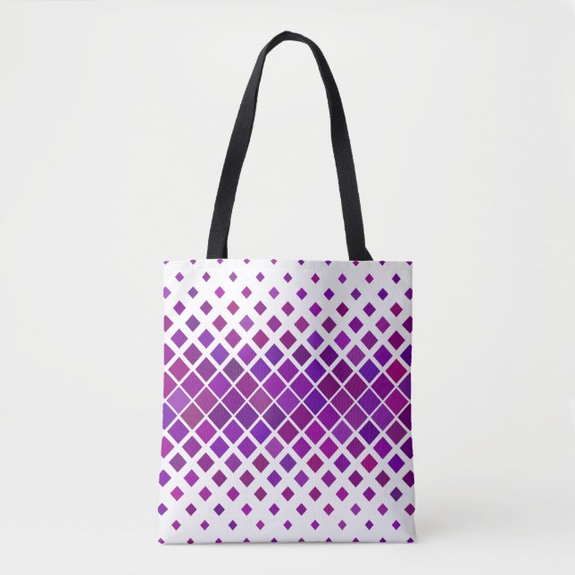 sac fourre-tout de diamants violets (Devant)
