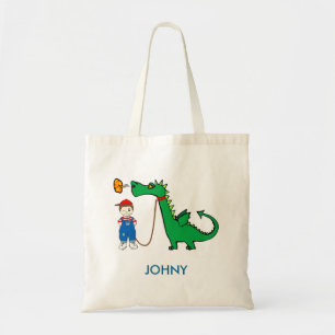 Sac fourre-tout de dragon mignon personnalisé