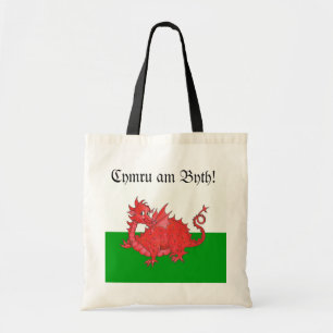 Sac fourre-tout de dragon rouge gallois sur mesure