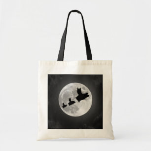 Sac fourre-tout de famille de cochon volant Noctur