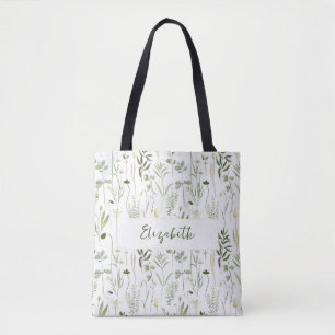 Sac fourre-tout de femme de chambre florale person