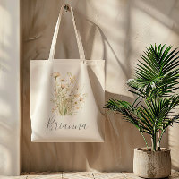 Sac fourre-tout de femme de Fleur sauvage Boho Blu