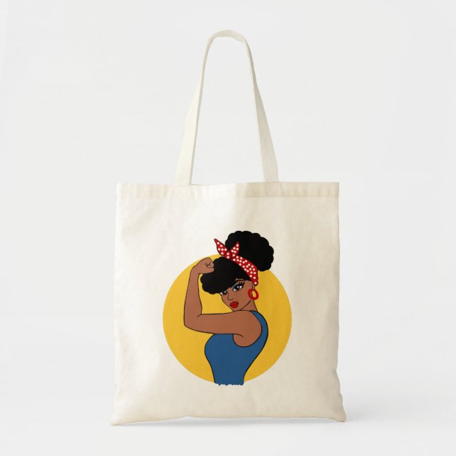 Sac fourre-tout de femme noire forte (Devant)
