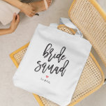 Sac fourre-tout de fête de mariée éditable de la b<br><div class="desc">Cette belle conception peut être customisée à vos combinaisons de couleurs préférées. Ça fait un grand cadeau ! Trouvez des articles de papeterie et des cadeaux élégants dans notre boutique : www.berryberrysweet.com.</div>
