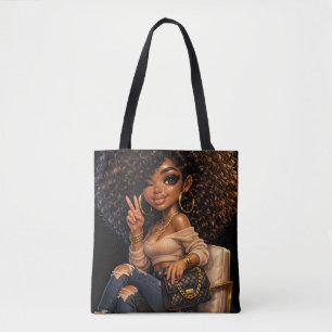 Sac fourre-tout de fille chibi mignonne
