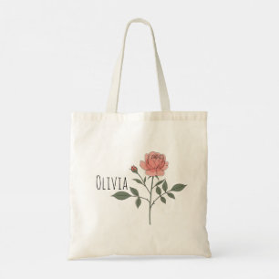Sac fourre-tout de fleurs mignonnes et élégantes