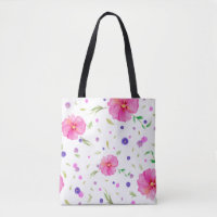 Sac fourre-tout de fleurs roses pour maman - Aquar