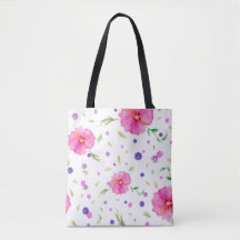 Sac fourre-tout de fleurs roses pour maman - Aquar