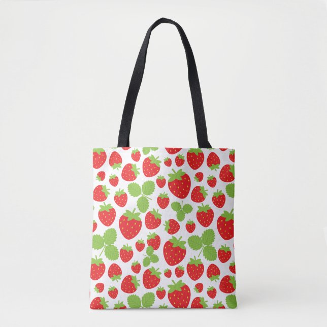 Sac fourre-tout de fraises (Devant)