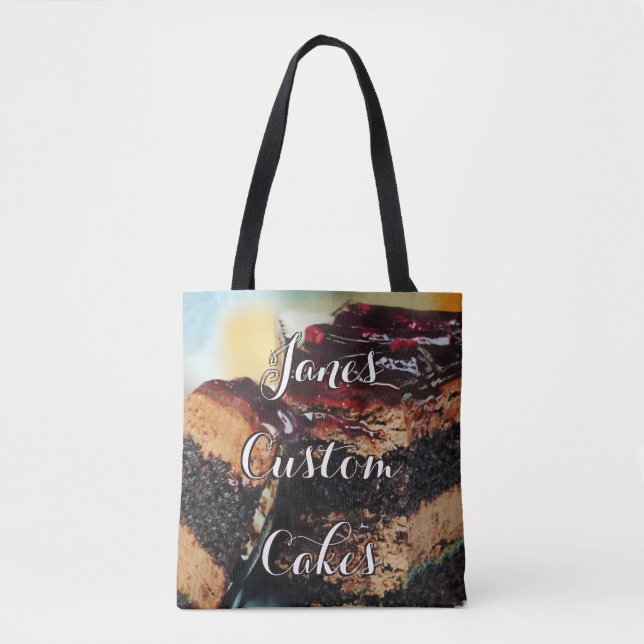 Sac fourre-tout de gâteaux personnalisés (Devant)