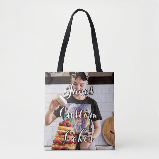 Sac fourre-tout de gâteaux personnalisés (Devant)